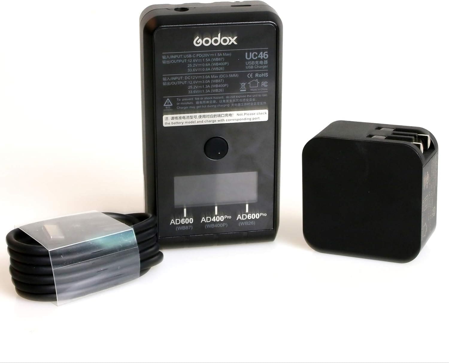 Godox UC46 – Multi-Battery USB-C Charger - Image 2